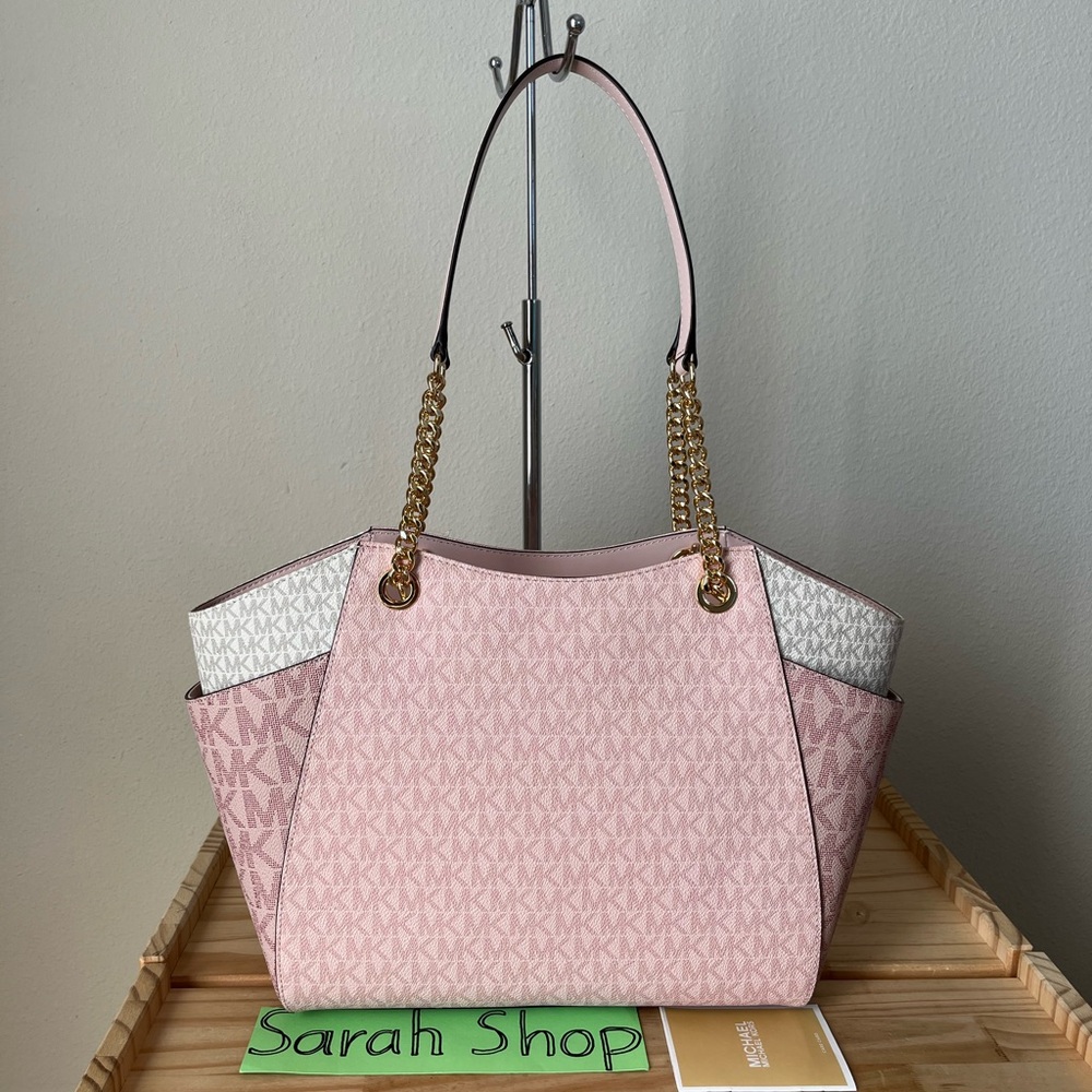 🌼Michael Kors Jet Set Travel Large Chain Shoulder Tote Set - Picture 15 of 16